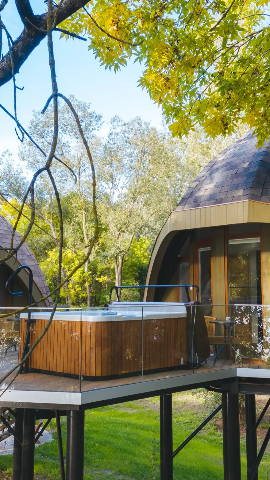Twin tree house 1